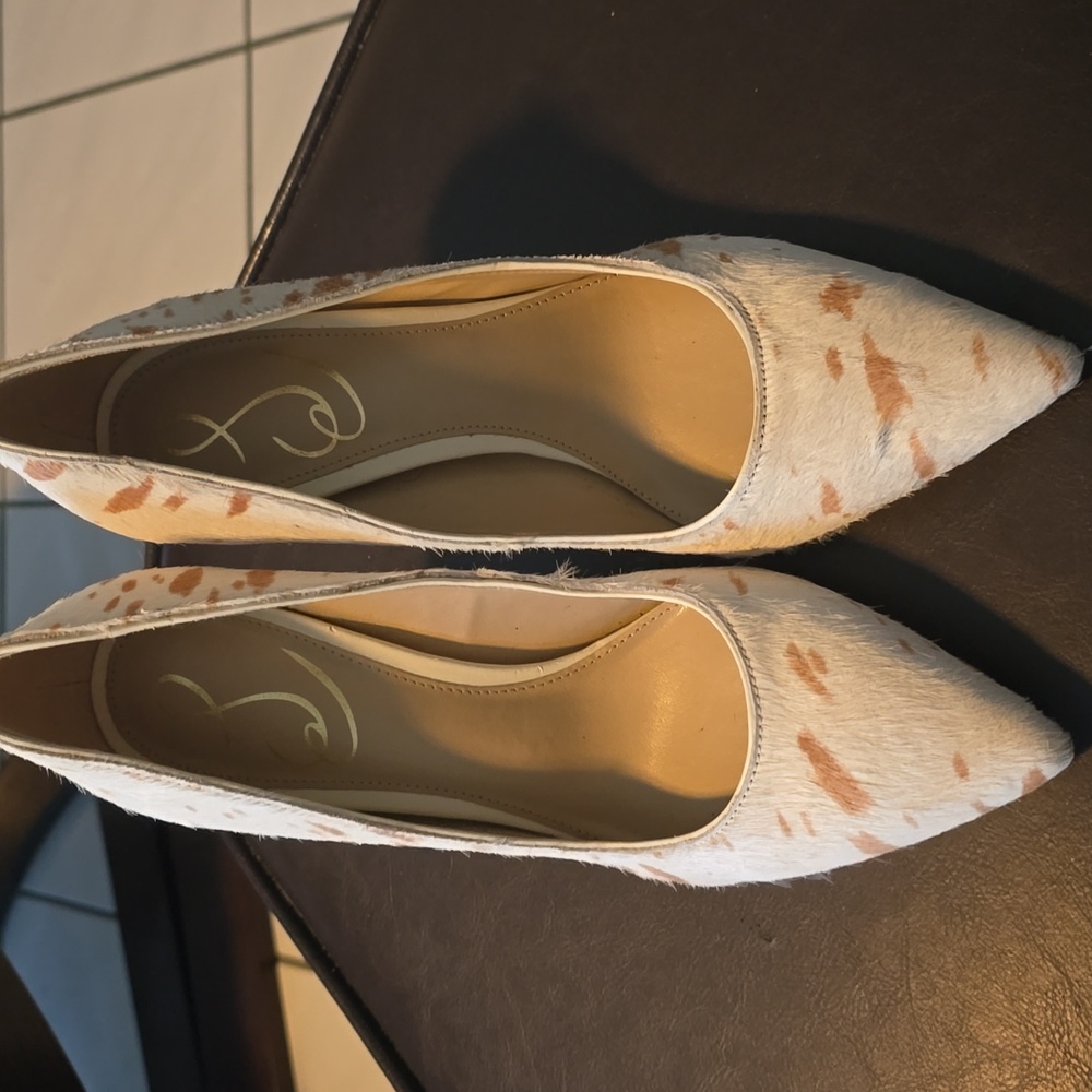 Sam Edelman Hazel Calf Hair Heels - Picture 2 of 6